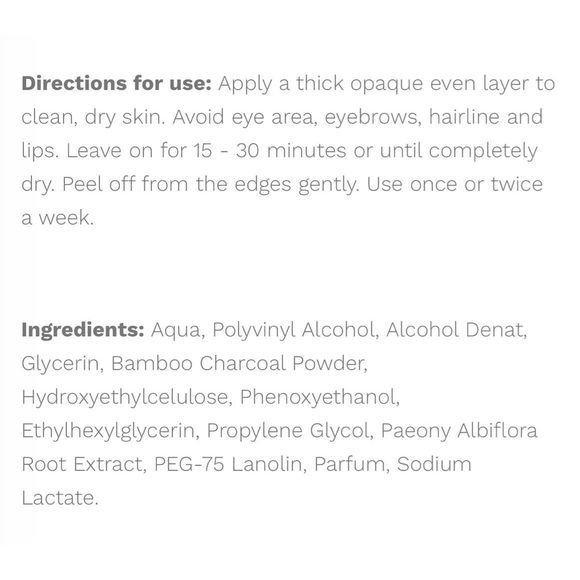 New Eclat Skin London Charcoal Peel-Off Mask - Picture 4 of 13